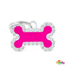 Chapa identificativa hueso rosa