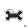 Chapa identificativa hueso negro
