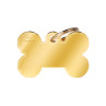 Chapa identificativa Hueso laton dorado Chapa identificativa Hueso laton dorado
