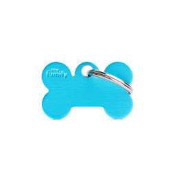 Chapa identificativa Hueso azul celeste