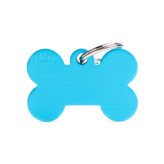 Chapa identificativa Hueso azul celeste