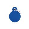 Chapa identificativa circulo azul